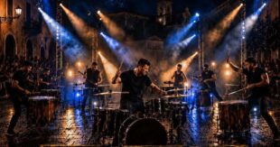 Casalvieri, “La Notte dei Tamburi” anima piazza San Rocco con batteristi e musica dal vivo