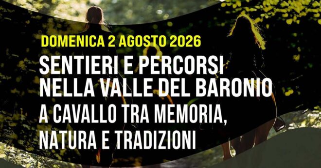 Sora, escursione a cavallo nella Valle del Baronio: domenica un percorso tra natura e memoria
