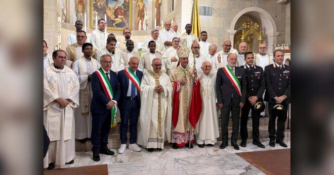 Arce, don Natalino Manna nuovo parroco della Cattedrale di Pontecorvo: il saluto della sua comunità