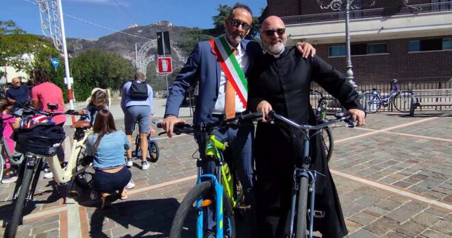 Broccostella, successo per la “Pedalata di Pace in famiglia”