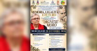 Alvito e San Donato Val di Comino, arriva Agnese Moro: incontri con gli studenti e luoghi della memoria