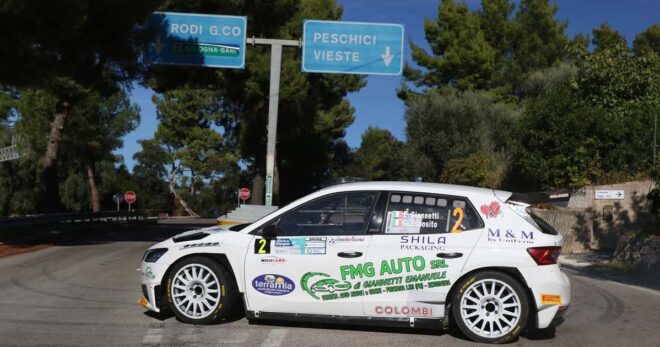 Fontana Liri: Emanuele Giannetti vince la Coppa Rally di Zona 8, decisivo il podio al Rally Porta del Gargano