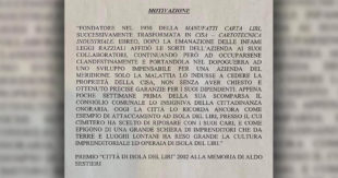 Giornata della Memoria: Il Sindaco di Isola del Liri ricorda l’imprenditore Aldo Sestieri