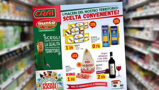 Punto Fresco: “I piaceri del nostro territorio, scelta conveniente!”. Il nuovo volantino