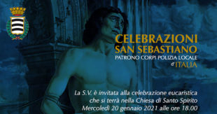 SORA – Mercoledì 20 Gennaio la Festa di San Sebastiano, Patrono della Polizia Locale d’Italia