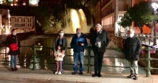 ISOLA DEL LIRI – Cascata colorata di giallo per la WorldWide EndoMarch Italy 2021