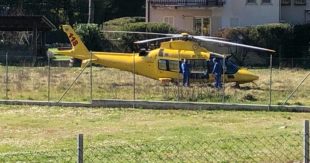 SORA – Incidente in giardino: uomo elitrasportato a Roma