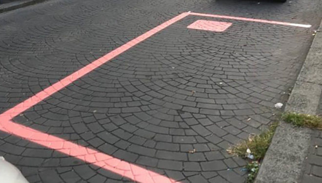 SORA – Parcheggi Rosa, inaugurazione di un nuovo stallo nel rione Napoli