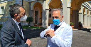 ROMA – Il Cons. Reg. Loreto Marcelli incontra il Direttore dello Spallanzani, Dott. Francesco Vaia