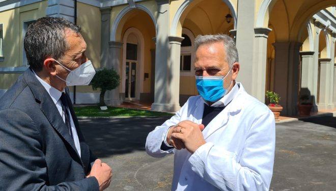 ROMA – Il Cons. Reg. Loreto Marcelli incontra il Direttore dello Spallanzani, Dott. Francesco Vaia