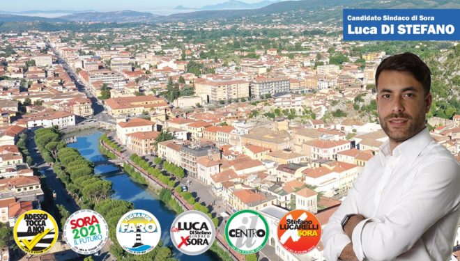 ELEZIONI SORA 2021 – Giuseppe Ruggeri candidato a sindaco: i complimenti di Luca Di Stefano