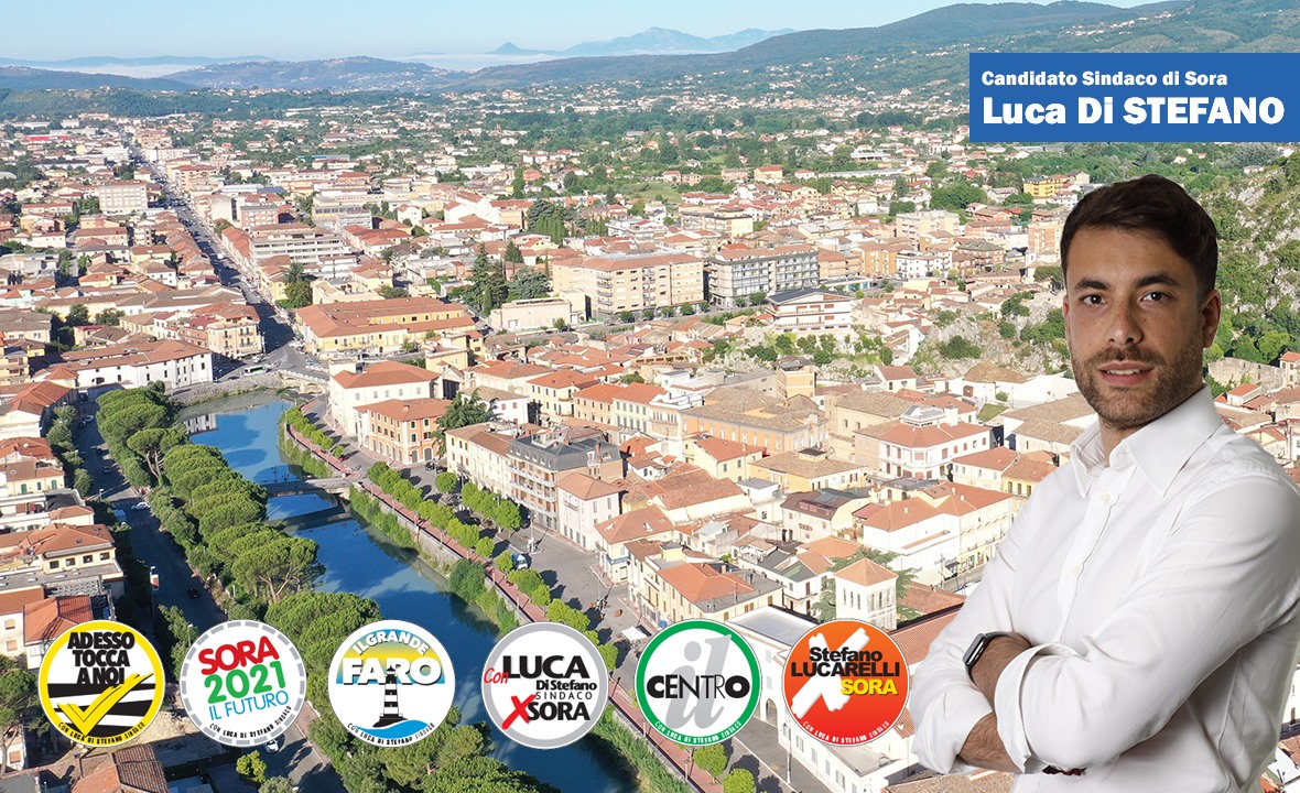 ELEZIONI SORA 2021 È Luca Di Stefano il primo candidato Sindaco di Sora
