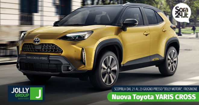 Nuova Toyota Yaris Cross Hybrid ti aspetta in anteprima presso “Jolly Motori” dal 21 al 23 Giugno