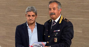 ISOLA DEL LIRI – Lo storico comandante Di Palma va in pensione, il saluto di Gianluca Venditti