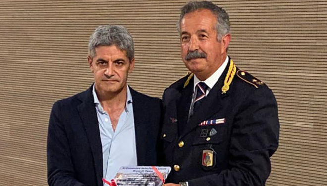 ISOLA DEL LIRI – Lo storico comandante Di Palma va in pensione, il saluto di Gianluca Venditti
