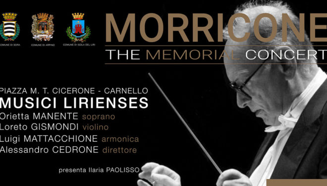 CARNELLO – 6 Luglio: “Morricone The Memorial Concert” e poi maxischermo per Spagna-Italia