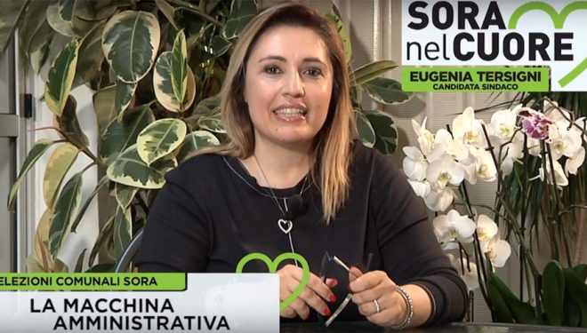 ELEZIONI SORA 2021 – Eugenia Tersigni: «La città funziona con una macchina amministrativa efficiente»