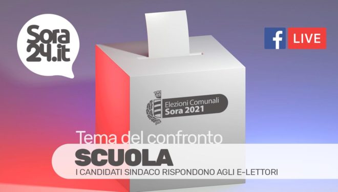 SCUOLA – I candidati Sindaco di Sora rispondono agli e-lettori