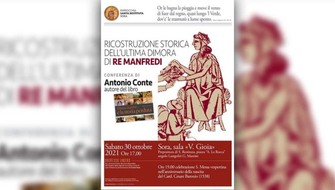 SORA – Ricostruzione storica dell’ultima dimora di Re Manfredi: conferenza di Antonio Conte