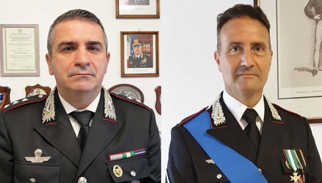 Presentati i nuovi comandanti della Compagnia e del N.O.R.M. dei Carabinieri di Sora