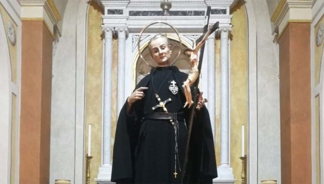 SORA – I Passionisti ricordano il fondatore S. Paolo della Croce nel giorno della sua Festa liturgica
