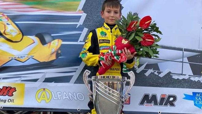 ARCE – Edoardo Mario Sulpizio vince la Coppa Italia ACI Karting 2021 nella 60 Mini
