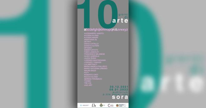 Sora: “10 giorni di Arte”. 26 artisti del territorio espongono all’Auditorium “De Sica”