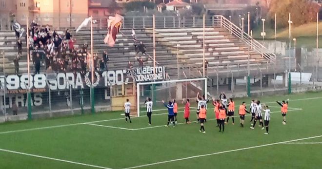 Sora Calcio: i bianconeri suonano “la quarta” all’inglese