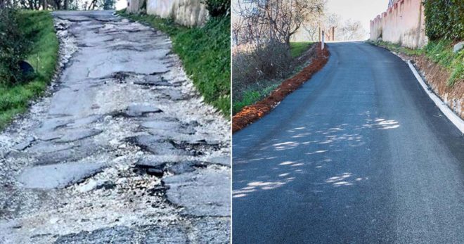 SORA – Compre alte: conclusi lavori messa in sicurezza strada