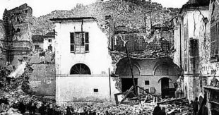 110° anniversario terremoto 13 gennaio 1915: lunedì mattina a Sora la cerimonia in memoria delle vittime