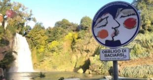 ISOLA DEL LIRI – Un Contest fotografico per San Valentino sotto la Cascata, con “Obbligo di Baciarsi”