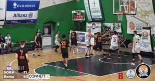 Basket Serie C Silver: Pallacanestro Sora batte Bk Roma e mantiene saldamente il terzo posto