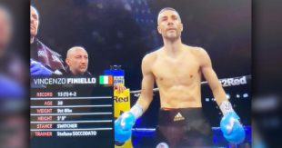 Sora a testa altissima sul prestigioso ring della “Wembley Arena” di Londra