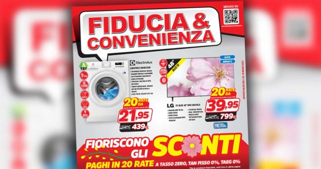 Gruppo Elettrocasa: “Fioriscono gli sconti”. Il nuovo volantino di Marzo 2022