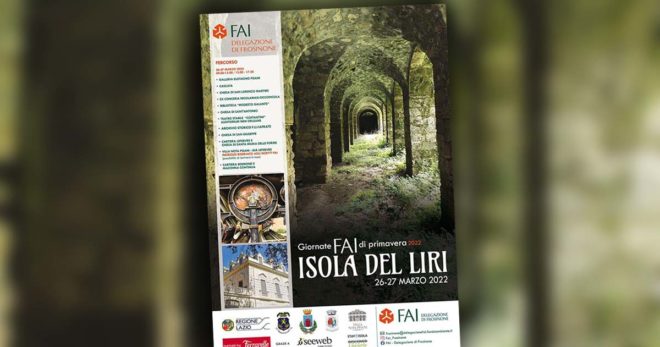 26-27 Marzo, Giornate FAI di Primavera: ricchissimo programma a Isola del Liri