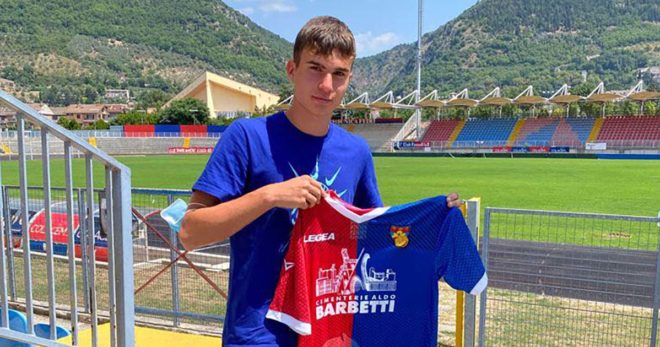 Mattia Pecoraro convocato nella Rappresentativa Under 17 di Lega Pro
