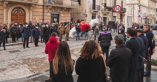Sora: inaugurato il monumento in memoria delle vittime di Coronavirus
