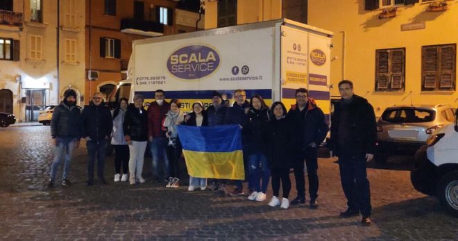 Noi per San Rocco… e per l’Ucraina: partita stasera insieme All’AVES la carovana per portare aiuti fino in Romania