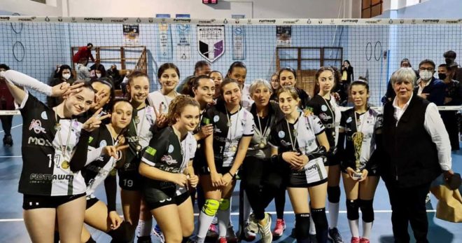 Volley: Mosaic Olimpia Sora Under 14 Femminile Campione provinciale 2021/22