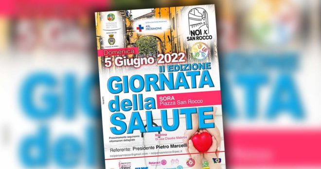 Sora, Giornata della Salute 2022: ultimi giorni per prenotarsi