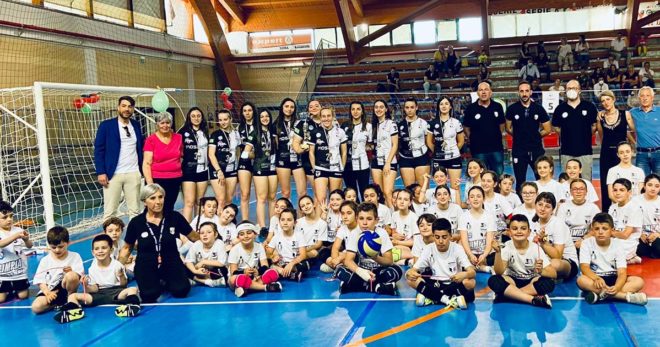Una magnifica giornata di volley al PalaPolsinelli di Sora, con 100 piccoli atleti da tutta la provincia