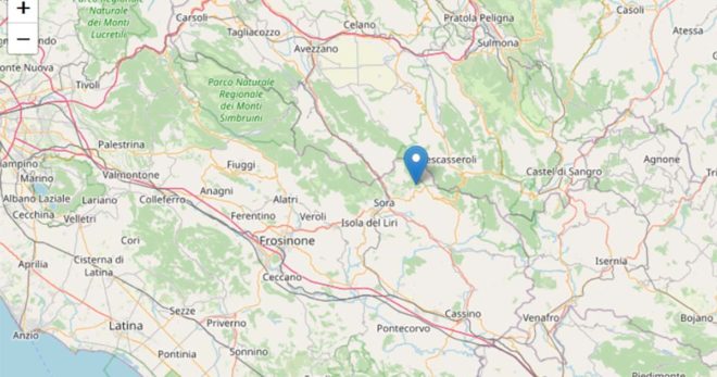 Lieve scossa di terremoto nel Sorano (M 2.0)