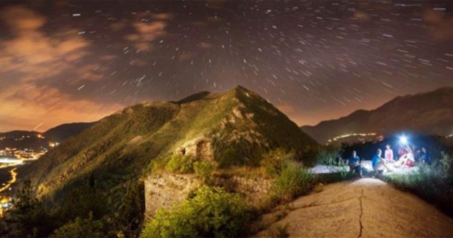 Trekking notturno sul Castello di Sora nella notte di San Lorenzo: bellissima iniziativa del CAI