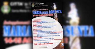 Sora: questa sera l’attesissima processione “Macchina dell’Assunta”. il programma dei Festeggiamenti