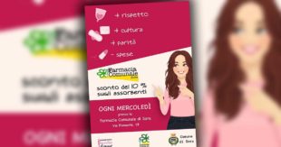 Assorbenti -10%: prosegue l’iniziativa della Farmacia Comunale di Sora, prima in provincia ad abbatere la “tampon tax”