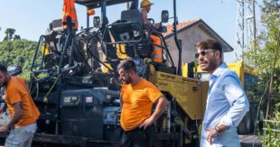 Sora, nuovo asfalto in Via Cocorbito, Di Stefano: «Impegno mantenuto»
