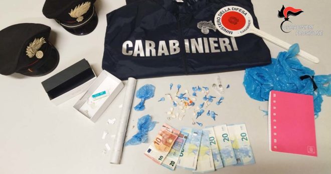 Sora: spaccio di stupefacenti in casa durante la detenzione domiciliare