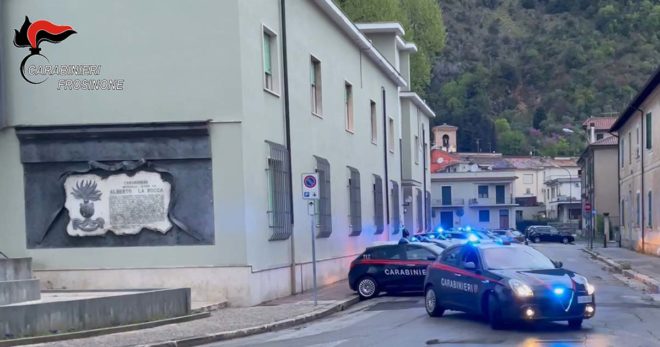 Maresciallo CC Sora aggredito: 26enne ai domiciliari