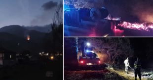 Sora, fiamme all’Annunziata: l’intervento dei Vigili del Fuoco e della Protezione Civile