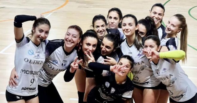 Volley 1a Divisione Femminile: quarto successo consecutivo dell’Olimpia Sora, stavolta al tie-break